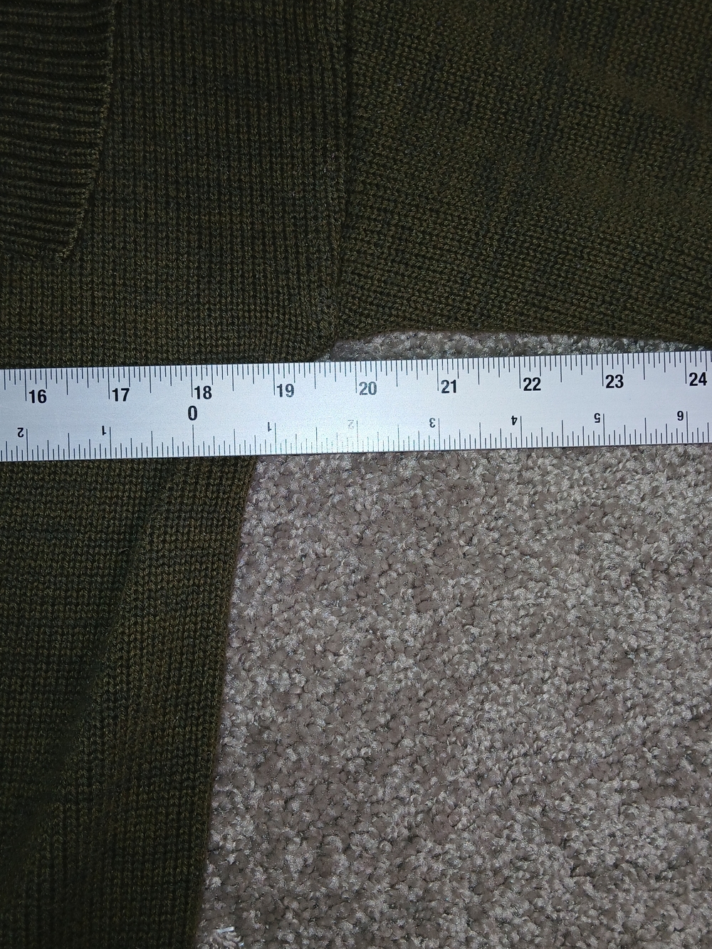 Hurley Cardigan Mojave Olive Green Shawl-Collar Knit Cardigan for Women Medium - Picture 10 of 12